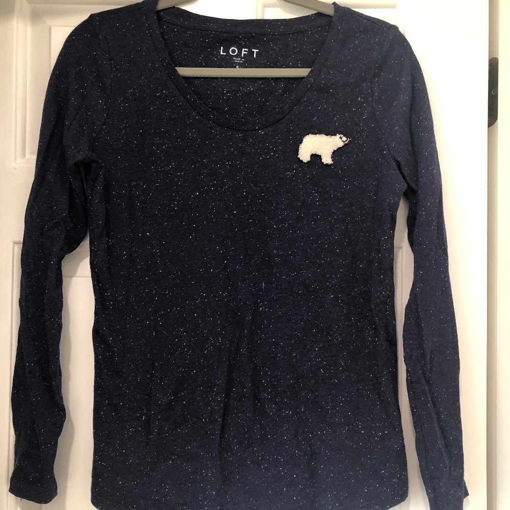 Loft small long sleeve tee